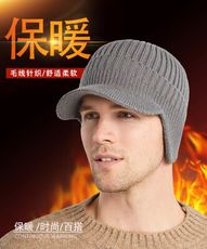 毛線帽男春夏季包頭帽套頭帽子男潮日系秋冬天保暖針織帽