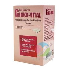 【GINKO-VITAL】力循錠美國天然萃取銀杏複方錠(100粒/罐) 《天然來源、高純度、銀杏》