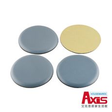 【AXIS 艾克思】鐵弗龍防刮腳墊70mm_4入組(地板專用)