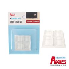 【AXIS 艾克思】家俱電器防刮止滑吸震透明保護墊-凸方型