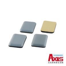 【AXIS 艾克思】MIT鐵弗龍防刮腳墊34x23mm(4個/1組入)