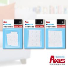 【AXIS 艾克思】家俱電器防刮止滑吸震半透明矽膠保護墊_圓型