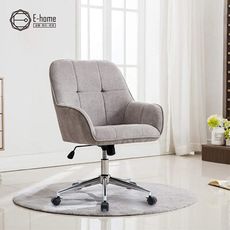 E-home Eve伊芙高級布面電腦椅-灰色