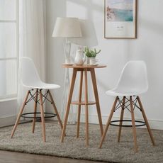 E-home EMSH北歐經典造型吧檯椅 六色可選