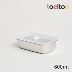 韓國Toelton不銹鋼長方形保鮮盒-600ml
