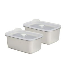 韓國Toelton不銹鋼長方形保鮮盒 2入組 (1000ml+1000ml)