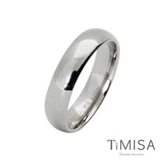 【TiMISA 純鈦飾品】簡單生活 純鈦戒指