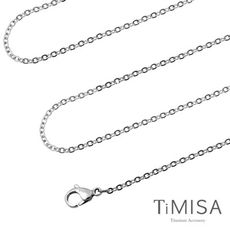 【TiMISA 純鈦飾品】璀璨十字 純鈦項鍊(E) (雙色可選)