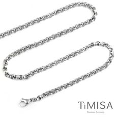 【TiMISA】風之戀S 純鈦項鍊(50cm)