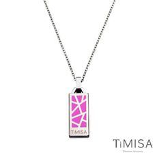 【TiMISA 純鈦飾品】個性主義-桃 純鈦鍺項鍊