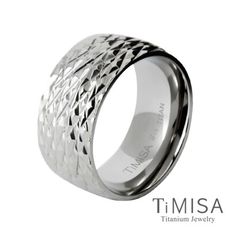 【TiMISA 純鈦飾品】永恆閃耀-寬版 純鈦戒指