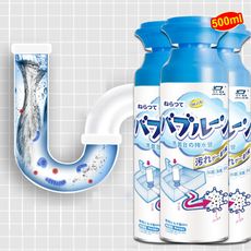 日本熱銷 水管泡沫清潔劑 管道除臭劑 按壓 泡沫管道疏通劑  排水口 排水管 洗手盆 (500ml)