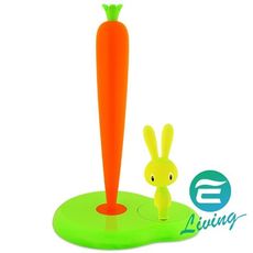 易油網alessi 兔兔紙巾架 bunny &carrot kitchen rolls #asg42