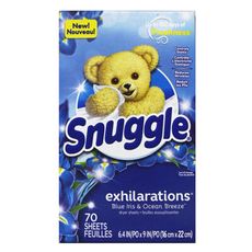 SNUGGLE  烘衣柔軟片 70片 (海洋微風) #45502