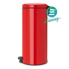 BRABANTIA 紅色 時尚腳踏式垃圾桶 30L #11180