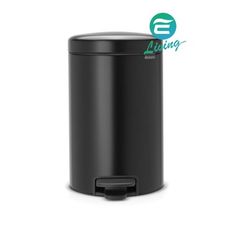 BRABANTIA PEDAL BIN 黑色 時尚腳踏式垃圾桶12L #113741