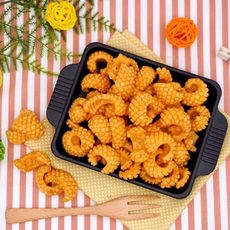 華元真魷味 100公克 餅乾系列 紅燒真魷味【嘴甜甜】
