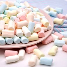 五彩圓柱 500公克 蜜意坊 棉花糖系列 造型糖果 水果口味 【嘴甜甜】