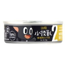 LitoMon 怪獸部落 貓族小怪獸2種肉無膠主食罐-鱉肉雞肉餐 82g