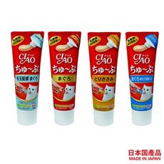 【日本 CIAO 肉泥膏 】日本 CIAO 肉泥膏 乳酸菌 胖胖瓶 膏狀 啾嚕肉泥 肉泥 貓零食
