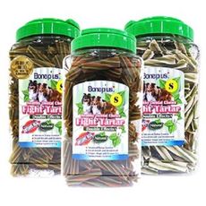 【Boneplus】六星雙效草本潔牙棒桶裝1100g(多種口味)｜