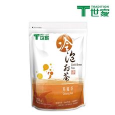 【T世家】三角立體冷泡茶包 烏龍茶(20入/袋)