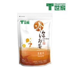 【T世家】三角立體冷泡茶包 烏龍茶(20入/袋)