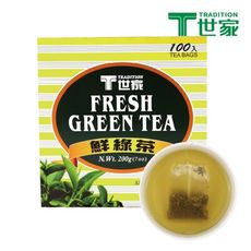 【T世家】經典鮮綠茶包(100入/盒)