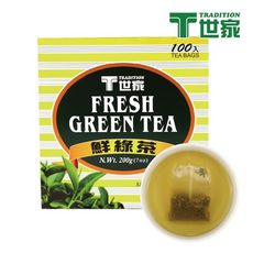 【T世家】經典鮮綠茶包(100入/盒)