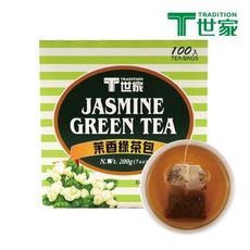 【T世家】經典茉香綠茶包(100入/盒)