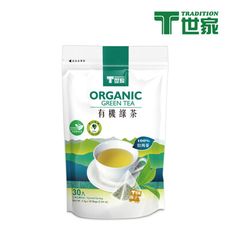 【T世家】有機綠茶 三角立體茶包 (30入/袋)