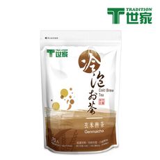 【T世家】三角立體冷泡茶包 玄米煎茶(20入/袋)