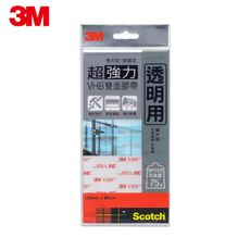 3M™ Scotch® 透明超強力雙面膠帶 VP06 (單片裝)