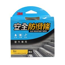 3M™ 安全防滑條-室外專用 7634, 黑色 1吋