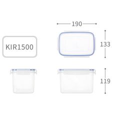 【聯府】天廚長型保鮮盒 (1.5L) KIR-1500