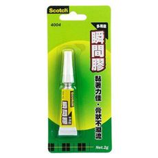 3M™ Scotch® 多用途瞬間膠 4004, 膠狀