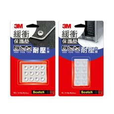 3M™ Scotch® 緩衝保護墊系列-透明(方形16mm、圓形10mm)