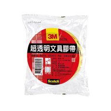 3M™ Scotch® 502S 超透明膠帶-單入袋裝 12mm*40yd