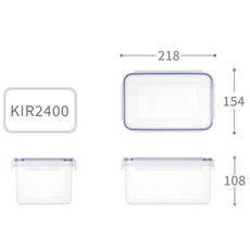 【聯府】天廚長型保鮮盒 (2.4L) KIR-2400