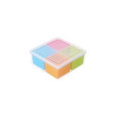 【聯府】巧麗方型四分格密封盒 G1200