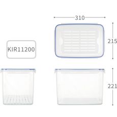 【聯府】天廚長型保鮮盒 (11.2L) KIR11200