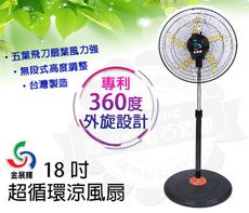 金展輝18吋超循環涼風扇AE-1836