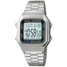 【CASIO】復古風潮休閒個性電子錶(A178WA-1A)