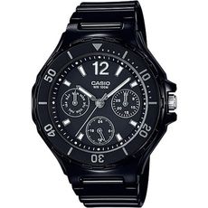 【CASIO 卡西歐】漂亮寶貝運動潛水風造型女錶-黑(LRW-250H-1A1)