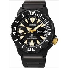 【SEIKO 精工】PROSPEX 潛水伕200米自動機械男錶-IP黑(SRP583J1)