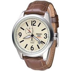【SEIKO 精工】聖騎士5號24石自動機械男錶(SSA295K1)/保固二年