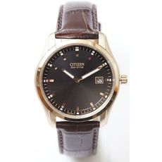 【CITIZEN 星辰】Eco-Drive 時尚雅爵光動能男錶-玫瑰金殼(AU1043-00E)