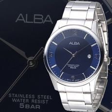ALBA 君士坦時尚腕錶-藍(AS9C23X1)/36mm
