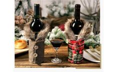 聖誕酒瓶套 聖誕節裝飾品 紅酒袋 禮品袋 酒瓶套 麋鹿 紅酒瓶套 聖誕裝飾品 紅酒禮物 聖誕禮物