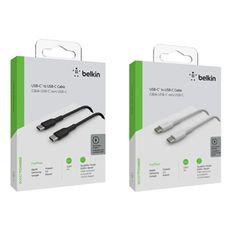 【Belkin】貝爾金USB-C轉USB-C PVC傳輸線暨充電線 1M CAB003bt